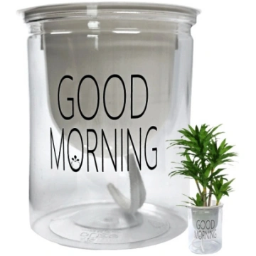 Self-watering Flower Pot - 10.2 cm - White - Autom