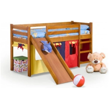 NEO PLUS - single bed with slide color: pine Halma