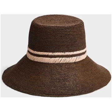 Jade Raffia Bucket Hat RagNBone