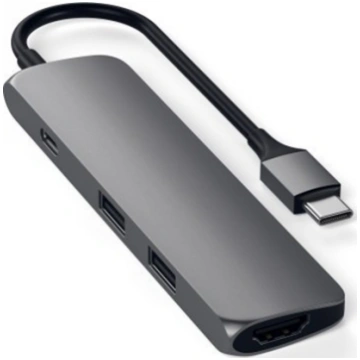HUB USB Satechi 4-in-1 USB-C Slim Multiport Adapte