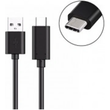 Gembird USB 2.0 - Type C kabelis 3m (melns) CCP-US