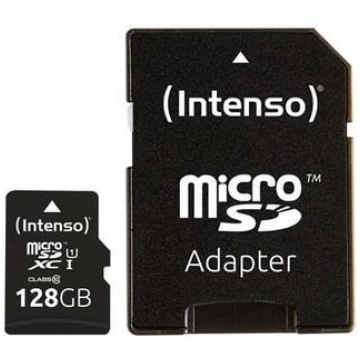 Intenso MEMORY MICRO SDXC 128GB UHS-I/W/ADAPTER 34