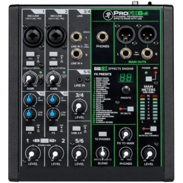 Mikseris Mackie Profx6v3 (2051299-01)