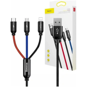 Baseus USB3w1 USB-C / Lightning / Micro 3.5A 1.2m 
