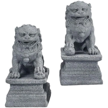 Happyyami Foo Dog Lauva figūriņa Ķīniešu stils Fen