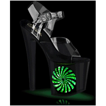 LED light platform 19 cm PINWHEEL exotic pole danc