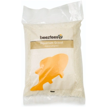 Akvārija grants Beeztees 859460, 8 kg, balta krās