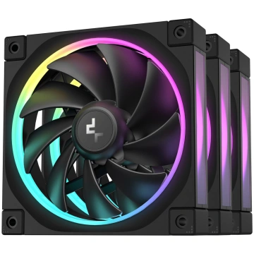 DEEPCOOL FL12-3 in 1 Computer case Fan 12 cm Black