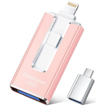 SUDEHO USB zibatmiņas karte 256 GB iPhone, MFi ser