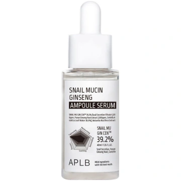 APLB Snail Mucin Ginseng Ampoule Serum 40ml