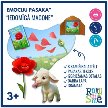 Pasaka "IEDOMĪGĀ MAGONE" valoda, māksla, emocijas,