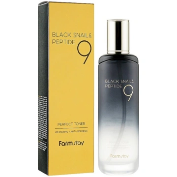FarmStay Black Snail Peptide 9 Perfect Toner 120 m