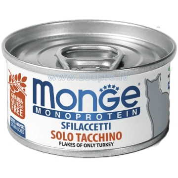 Monge Monoprotein, tītara gaļa 80g