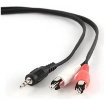 Cablexpert | 2.5m, 3.5mm/2xRCA, M/M | 3.5mm | 2 x