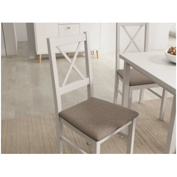 Ēdamistabas krēsls ADRK Furniture Milo X, balts