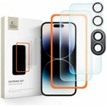 Tech-Protect SUPREME SET 3-PACK IPHONE 16 CLEAR Ai
