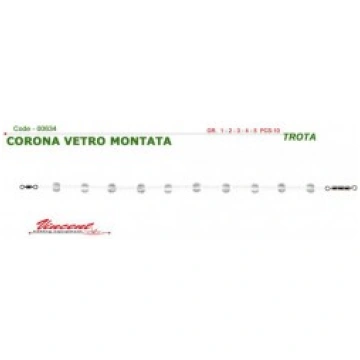 Vincent corona vetro montata gr 1