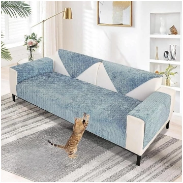 Chenille Sofa Cover Corner Sofa Non-Slip Couch Pro