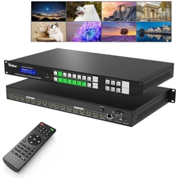 4K HDMI matricas 8x8 slēdzis un sadalītājs ar 8 ie