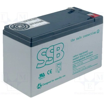 Ssb Akumulators 12v/7.2ah (sbl 7.2-12l)