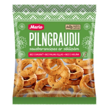 Pilngraudu sausbaranciņas MARIO ar sēkliņām 220g