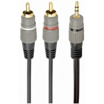 CABLE AUDIO 3.5MM TO 2RCA 2.5M/GOLD CCA-352-2.5M G