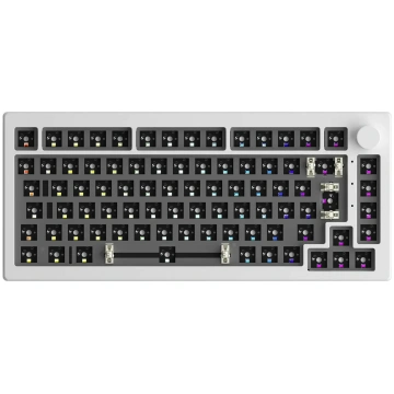 Bezvadu spēļu tastatūra Akko 5075B, -, balta krās