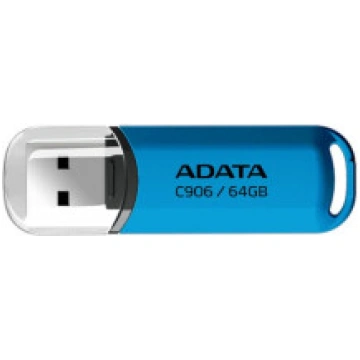 ADATA C906 64GB USB Flash Drive, Blue ADATA AC906-
