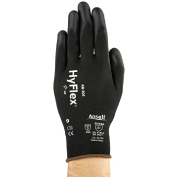 Darba cimdi gumijots Ansell HyFlex 48-101, pieaugu