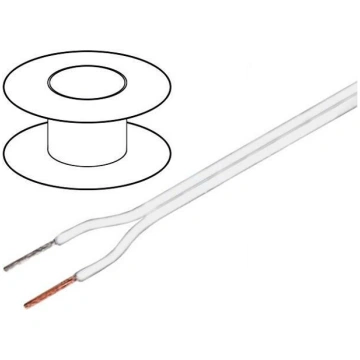 Wire: loudspeaker cable; 2x0.35mm2; stranded; OFC;