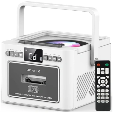 Greadio CD atskaņotājs portatīvais, Boombox kasešu