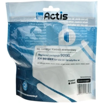 Tusz Actis KH-901BKR (Nr 901XL CC654AE) Czarny KH-