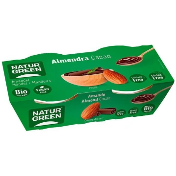 Almond cocoa dessert Bio 2 x 125 g Naturgreen
