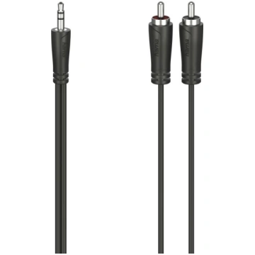Kabelis Hama Jack 3.5mm - Rca (cinch) X2 1.5m Meln
