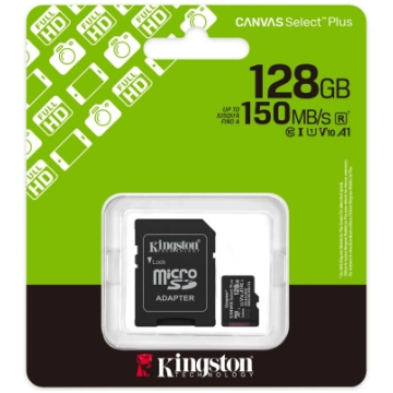 microSD atmiņas kartes, KINGSTON, KINGSTON 128GB m
