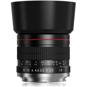 Lightdow E 85mm F1.8 manuālais objektīvs, Sony FE/