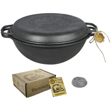 Kazāns WOK 12L ar čuguna vāku – panna