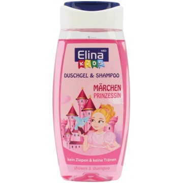 Elina Dušas gels Kids 250ml 2in1 Princese Elina me