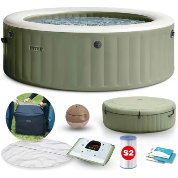 Intex 28428NP piepūšams džakuzi 6 personām ar hidr
