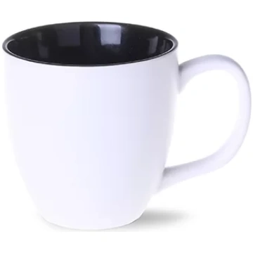 Krūze Americano Pure balta/melna, 450ml