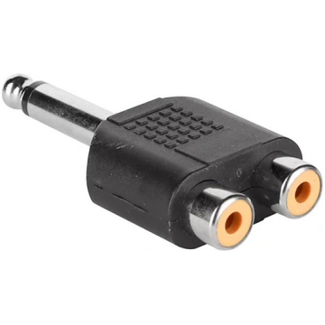 RCA x2 - 6,3mm mono jack pārveidotājs AT-240 Bosto