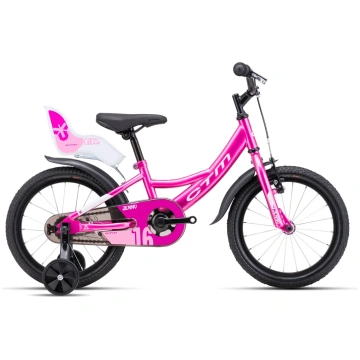CTM JENNY 16 bērnu velosipēds – rozā 225.007