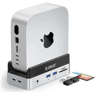 ORICO MiniDock 7 porti Mac Mini doks un statīvs ar