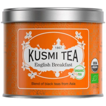 Ekoloģiskā melnā tēja Kusmi Tea English Breakfast,