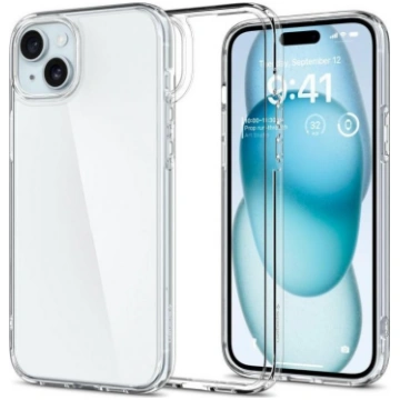 Spigen Crystal Hybrid crystal clear - iPhone 15 Pl