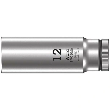 Socket: 6-angles; socket spanner; HEX 12mm; 1/4"; 