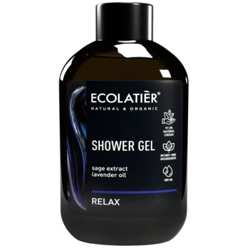 ECOLATIER POWER Dušas želeja Relax, 400 ml