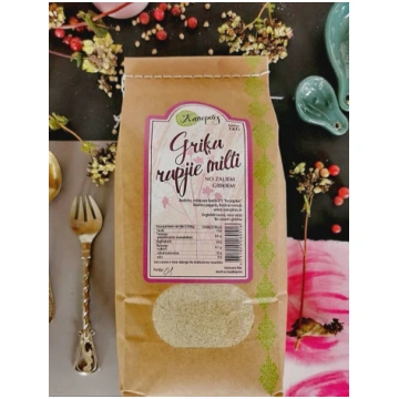 Kaņepītes BIO zaļo griķu milti, rupjie, 1kg
