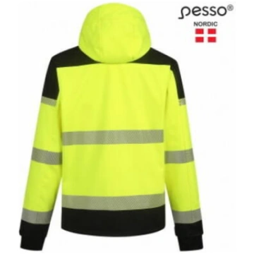 Hi-vis softshell jaka Palermo, 3XL, Pesso, dzelten