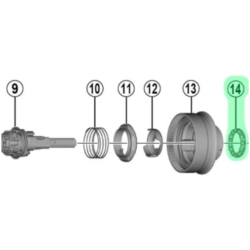 Shimano Nexus 7 SG-7R45 bumbu gredzens - Tērauds -